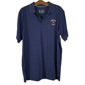 Holloway Repreve Eco Polo Shirt Virginia Alumni Navy Heather Active Size Large N